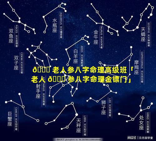 🐒 老人参八字命理高级班「老人 💐 参八字命理金镖门」